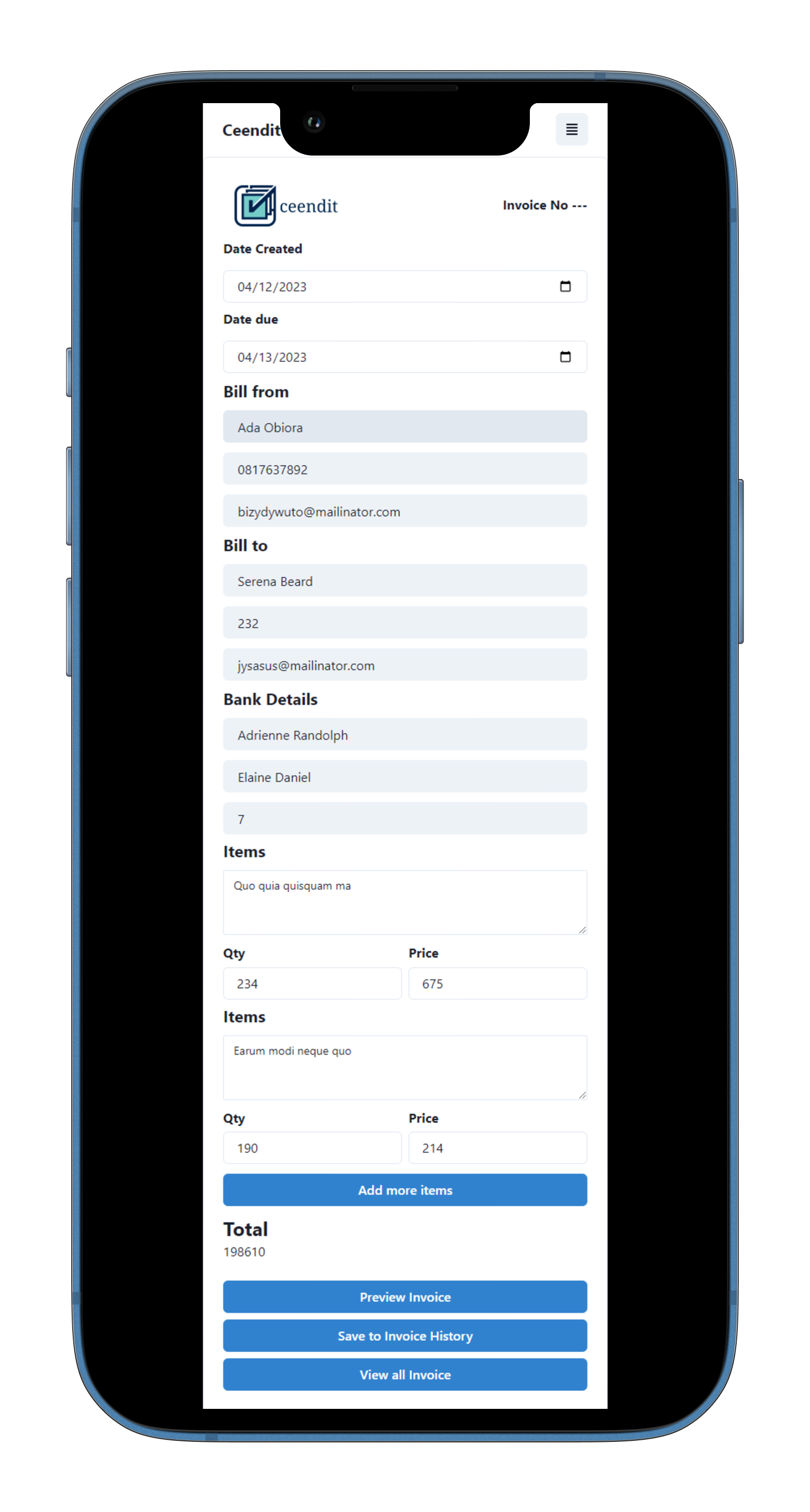 Project screenshot 2