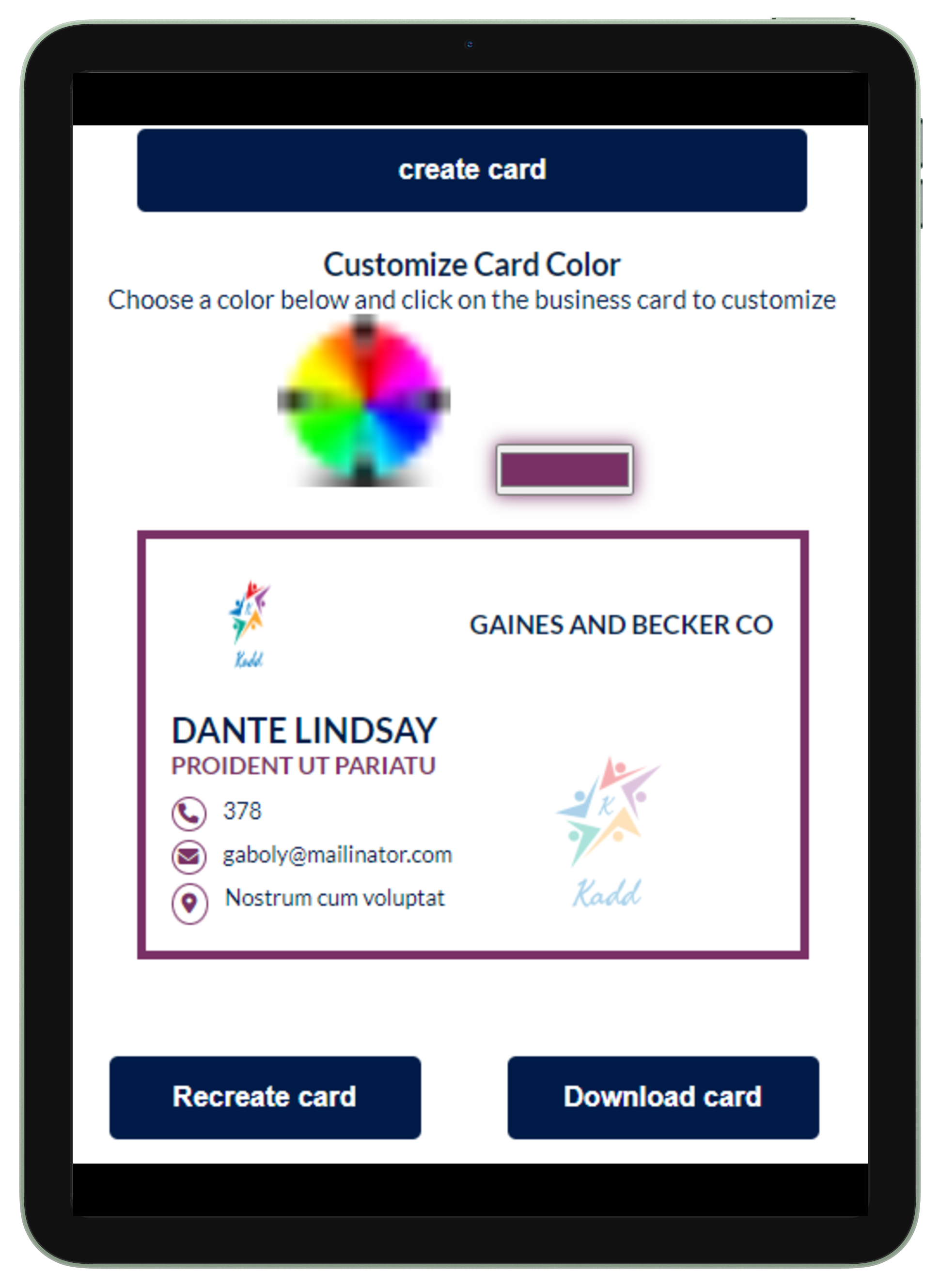 Project screenshot 2